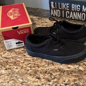 Vans Kids Classic Black Sneakers